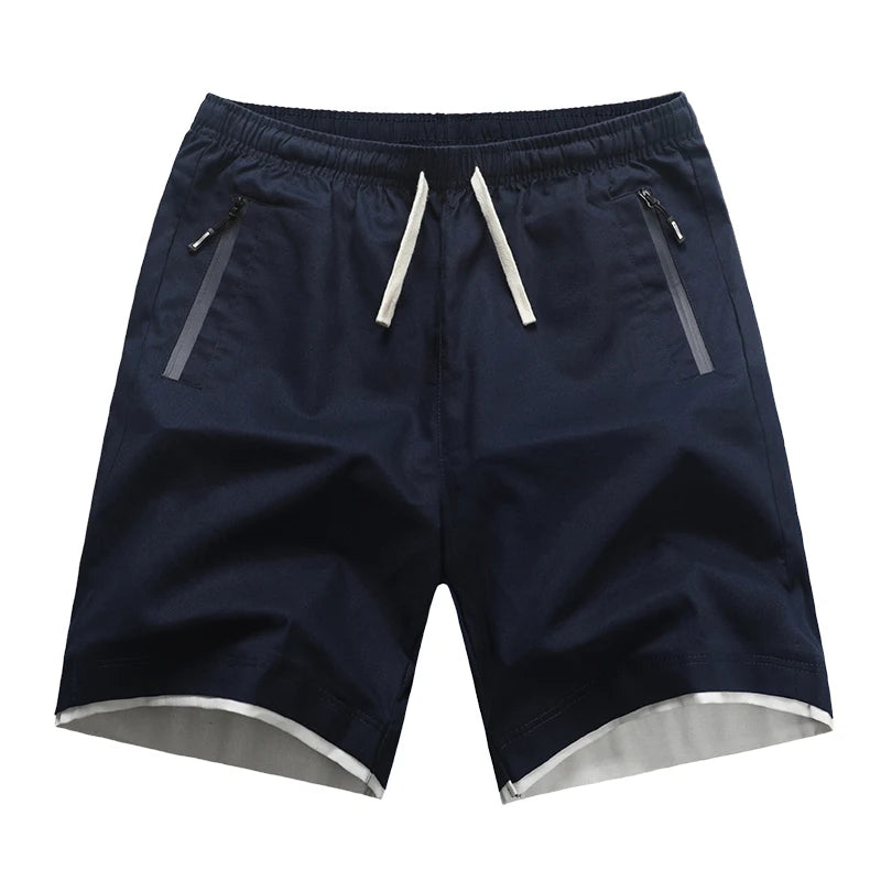 Brand Cotton Work Shorts Man Summer Casual Shorts Men's Basic Short Men's Korean Slim Cotton Versatile Fashion Mens Beach Pants