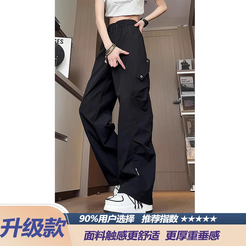 American Style Men's Outdoor Workwear Trousers Straight Leg Waterproof Skiing Hiking Pants Autumn Winter Casual Pants