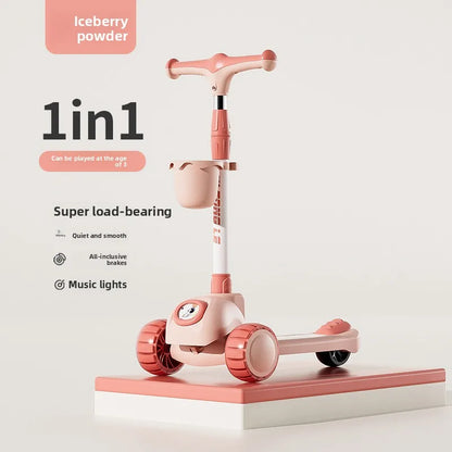 Scooter for children and scooter suitable for boys and girls, ideal for helping children develop their sense of balance