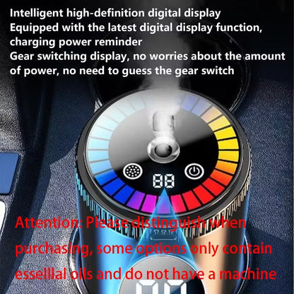 Smart Car Air Freshener & Perfume Diffuser - Rechargeable 5-Level Adjustable Starlight LED Car Gadgets