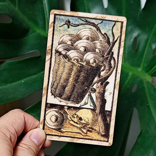 Sola Busca Tarot Deck In Rigid Box 78 Pcs Vintage Tarot Cards 12*7cm Printed on 350GSM Double-embossed Cardstock
