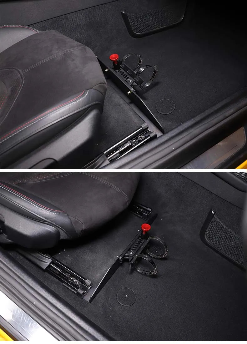 Alloy Fire Holder Adjustable Extinguisher Mount Holder for Toyota GR Supra MK5 A90 2019-23 Installation Under the Passenger Seat