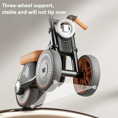 Kids Balance Bike Ride-on Motorcycle Toddler Balance Bike with Music & Lights Sturdy Non-Tip Design Quiet Wheels for Boys Girls