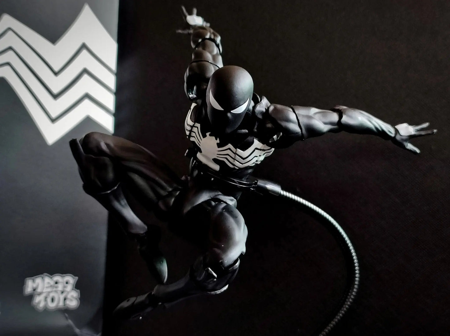 In Stock Mess Toys Spider Man Symbiote Black Suit Neighbor Spiderman Messtoys Scarlet Spider Anime Action Figure Gifts Toys