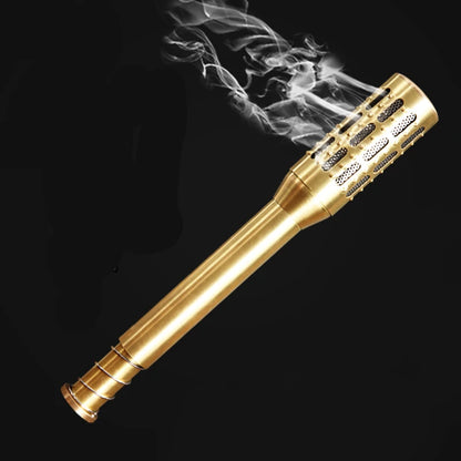 Brass Rotable Massage Stick Handhold Moxa Roll Burner Acupoint Pressure Massager Warm Body Acupuncture Meridian Health Care