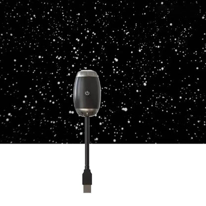 LED Starry Car Ambient Light USB Adjustable Focus Saturn Galaxy Large Range Projection Romantic Party Interior Decor Light
