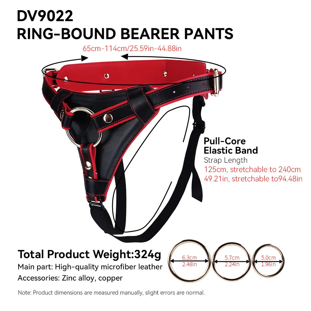 LEZEE Sexual Belt Leather Briefs Body Bondage Harness Strap On Belts For Wearable Dildo Penis Penetration Auxiliary Pants Strap