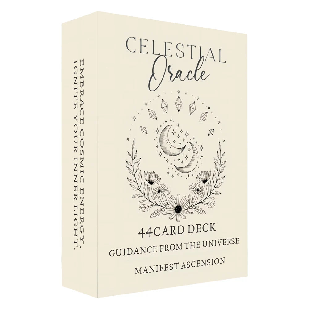 44 Card Deck, 13x8 Celestial Oracle Cards, Cosmic Guidance for Ultimate Personal Growth, Card Game for Inspiration