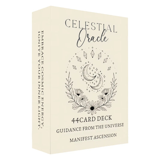 44 Card Deck, 13x8 Celestial Oracle Cards, Cosmic Guidance for Ultimate Personal Growth, Card Game for Inspiration