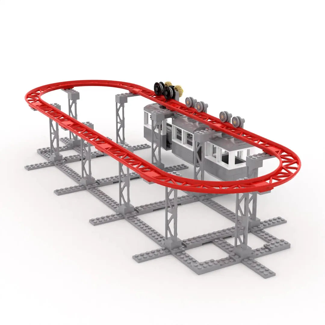 MOC STEM Technological Building Blocks Railway Track Cable Model Science Toys For Children Antistress Assembly Bricks Kits