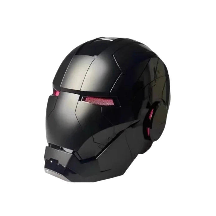 【IN STOCK】Iron Man 1/1 Cosplay Helmet MK5 Gold/Black/Silvery Electric Voice Control Helmet Led Eyes Metal Mask Model Toys Gift