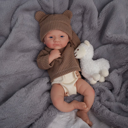 Miaio 12" Micro Preemie Full Body Silicone Baby Doll 30CM Lifelike Reborn Anti-Stress Toy Realistic