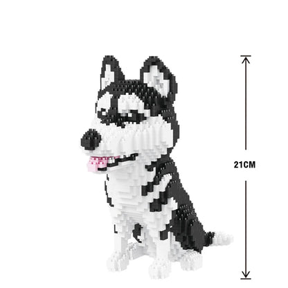 Cartoon Animal Building Blocks Creative Pet Dog And Cat Assembly Toy DIY Educational Puzzle Parent-Child Interactive Toy Cartoo