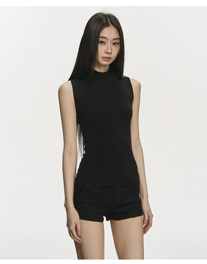 Yedinas Black Back Sheer Summer Tank Tops Sexy Sleeveless Tees Original Design Tanks Slim Korean Fashion Chic 2000s Clothes Y2k