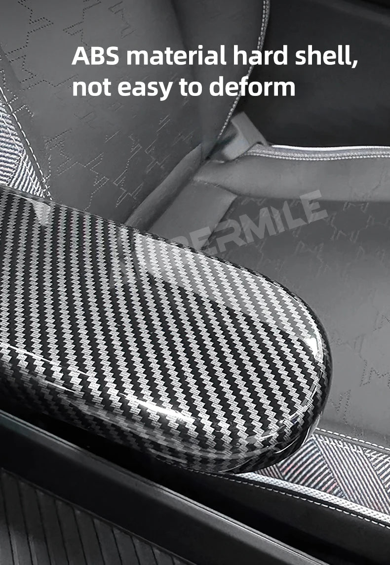 For MINI Cooper E/SE J01 EV Aceman J05 2024 2025 Car Center Console Storage Box Armrest Panel Cover Sticker Interior Accessories