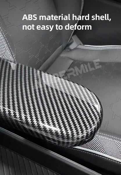 For MINI Cooper E/SE J01 EV Aceman J05 2024 2025 Car Center Console Storage Box Armrest Panel Cover Sticker Interior Accessories
