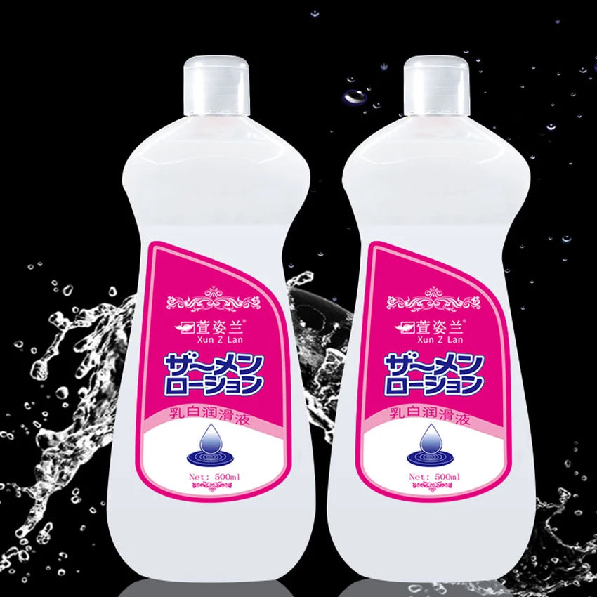 500ML Lubricant for Sex Cream Super Capacity Viscous Lube Water Based Sex Massage Oil Anal Adult Masturbation Toy Couple Game 18