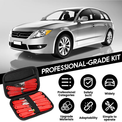 41PCS Electrical Pin Terminal Removal Tools Car Depinning Tool with Plastic Case for Connector Terminal Pin Removal Tool Kit
