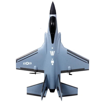 F35 Remote Control Foam Glider | 2-Channel RC Plane | Colorful LED Lights | Fixed Wing Model | Kids Toy
