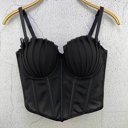 Y2k Top Women Clothing Sexy Tops Camis Tees Fashion Clothes Corset Streetwear Party Club Underwear Bustiers Slimming Lingerie