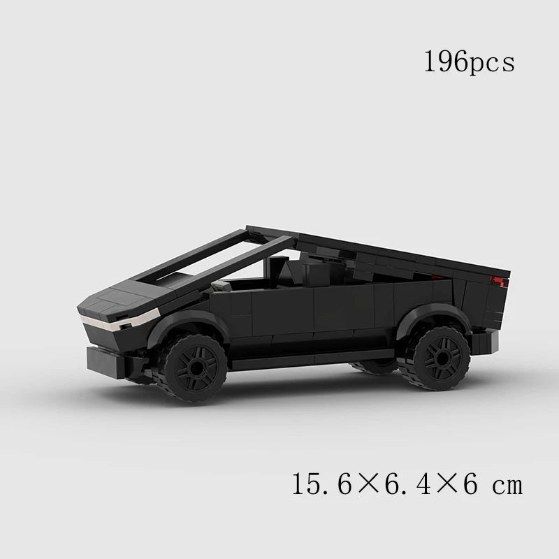 MOC Speed Sports Super Race Car Model Building Blocks Pickup Police Bricks City Racing Vehicle SUV Technical Rally Sport Toy