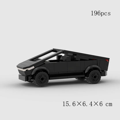 MOC Speed Sports Super Race Car Model Building Blocks Pickup Police Bricks City Racing Vehicle SUV Technical Rally Sport Toy
