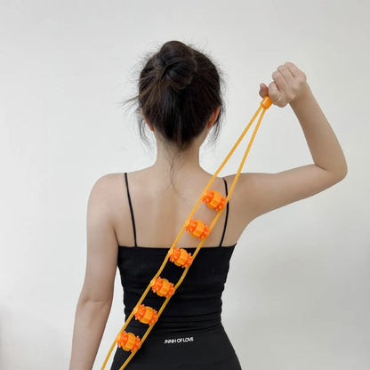 New Roller Back Massage Stick, Handheld Back Relax, Neck Waist Back Massage Relief Tool