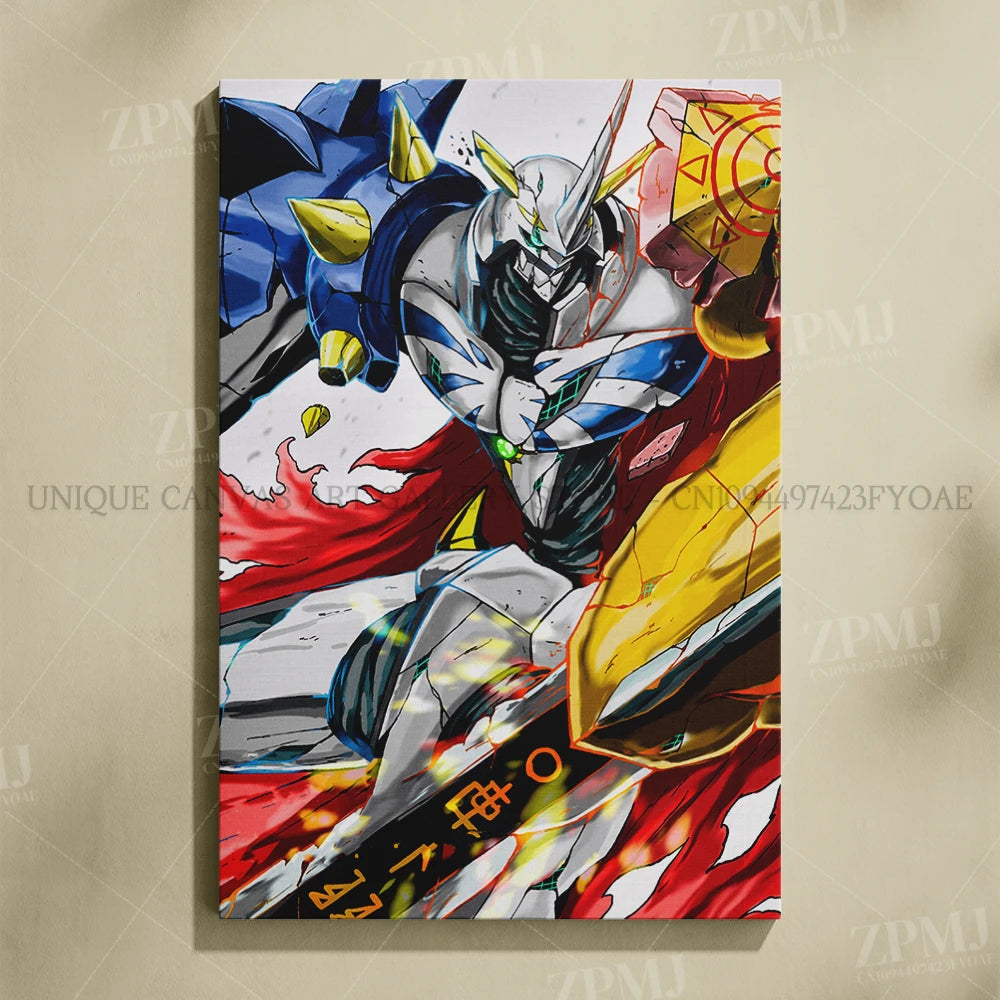 Japanese Anime Canvas Wall Art Digimon Digital Monsters Home Decorative HD Print Poster Painting Modern No Frame For Living Room
