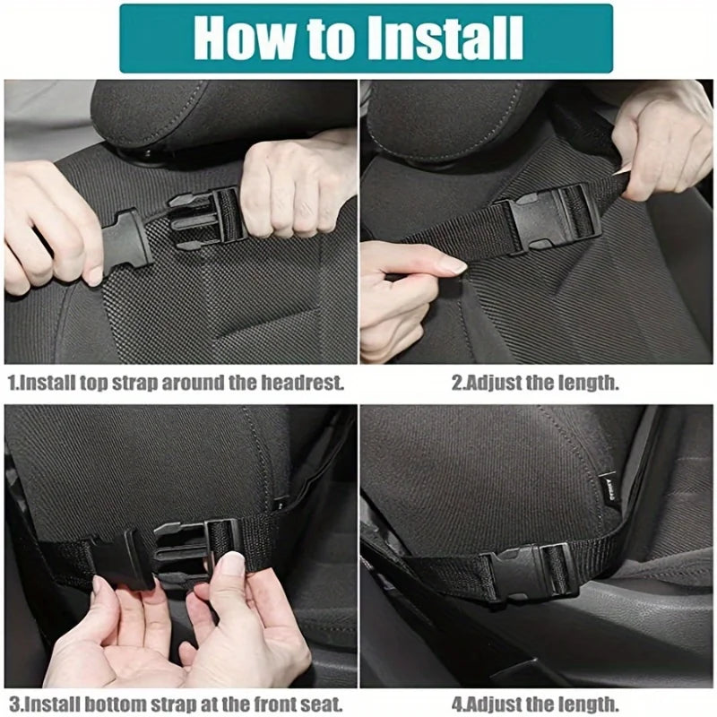 Car Backseat Organizer with Tablet Holder,1PC Kick Mats Back Seat Protector with 9 Storage Pockets Travel Accessories