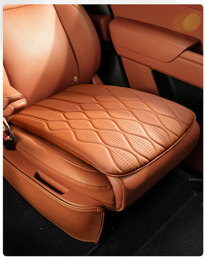 Wave style car seat cushion, creative accessory for car interior. Breathable and ventilated, suitable for all seasons