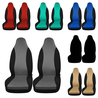 AUTOKING Multicolor Universal Car Seat Covers Front Interior Seat Covers Protection Accessories Fit for Auto Vehicle Truck SUV