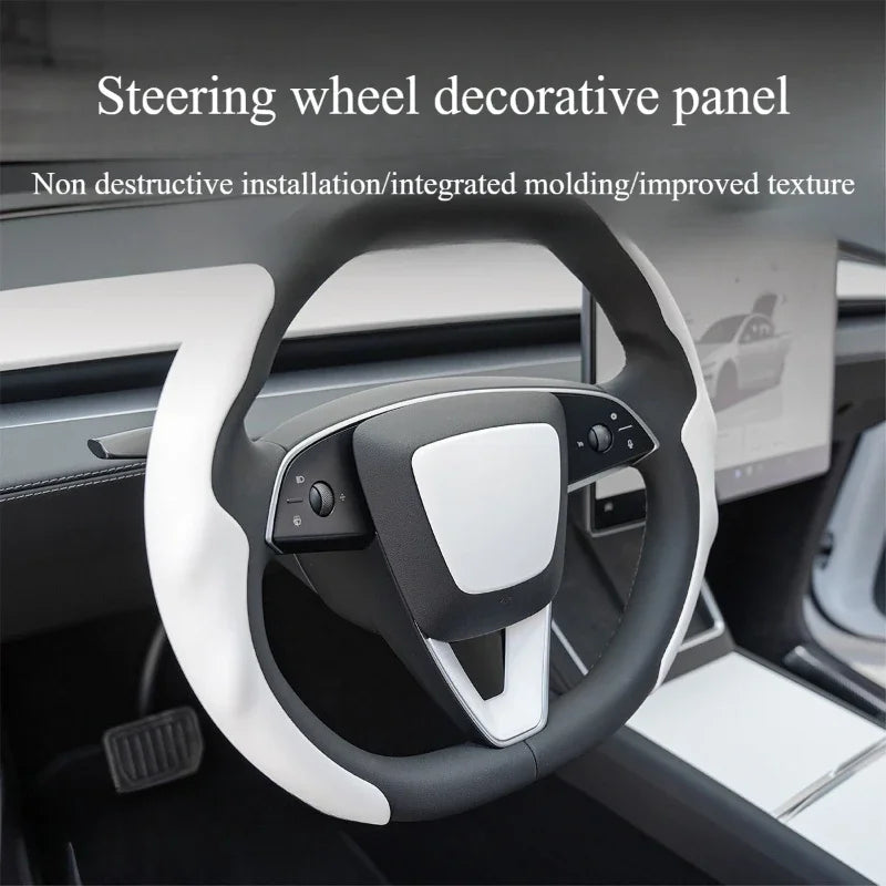For Tesla Model Y Juniper 2025 White Interior Accessories Center Control Armrest Box Organizer Storage Box Cup Holder New Model3