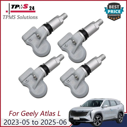 4PCS TPMS Tire Pressure Monitor Sensor 433MHZ 6608064280 For Geely Atlas COOL L Boyue COOL L Geometry A G6 Galaxy E5 L6 L7