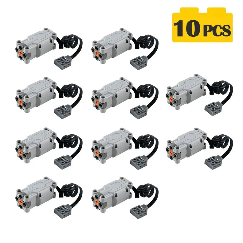 1/2/4/10PCS Second Generation L Motor High-Torque 88003 Building Block Power Functions Upgrade Kit for Car Model Technical Parts