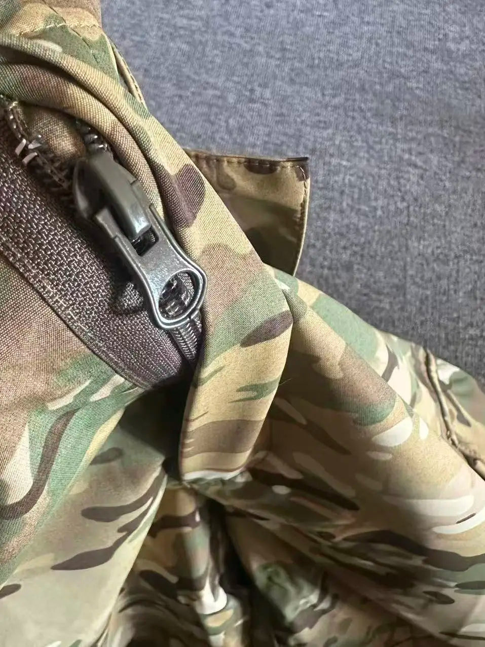 Men's Winter Outdoor Nylon Camouflage Multi-Pocket Work Trousers Three-In-One Cotton Pants Windbreaker Long Pants