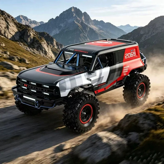 1/18 Scale 4WD Brushless RC Car H18P Off-Road Climbing Vehicle Remote Control Model Toy for Adventure Play
