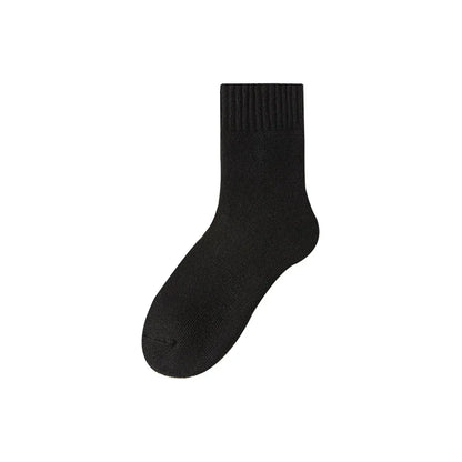 Men Winter Thick Woolen Socks with Added Fleece for Warmth and Protection Men's Long Socks for Winter Mens Socks Designer Socks