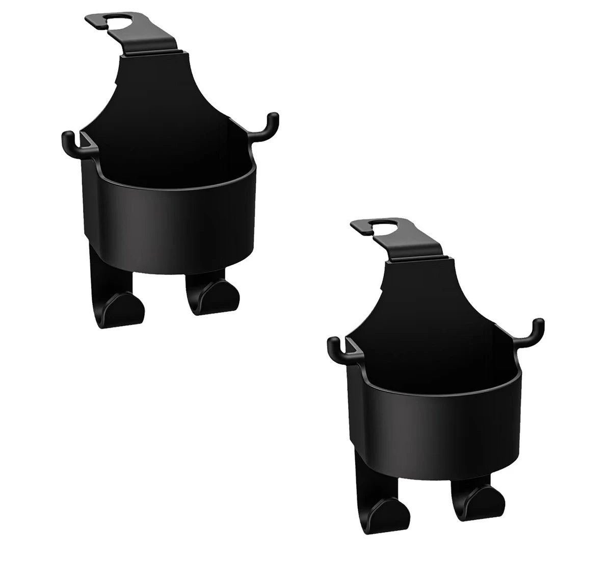 2pcs Multifunctional Hook Car Storage Rack Cup Holder Hanger Storage Box Box Durable Seat Back ABS Material