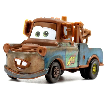 #NEW 53PCS Full-set Pixar Cars Lightning McQueen Fillmore 4-9CM 1：55 Metal Model Racing Car Toy Children's Birthday NEWYEAR Gift