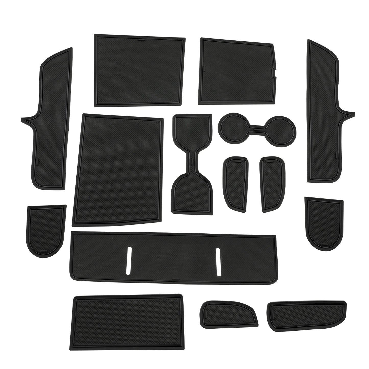 RUIYA for Hyundai Tucson NX4 Limited 2025 2026 Car Door Groove Mat Anti-slip Slot Pad Auto Hyundai Tucson 2025 Accessories