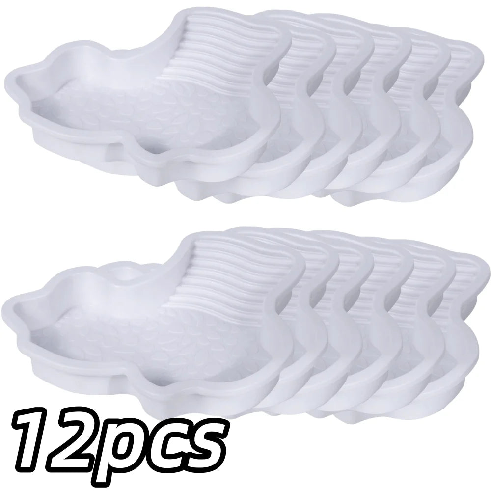 Turtles Bathing Pool Water Bowl with Slip Proof 35x28.50cm Friendly Habitat with Steps for Reptiles Resting and Soaking