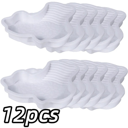 Turtles Bathing Pool Water Bowl with Slip Proof 35x28.50cm Friendly Habitat with Steps for Reptiles Resting and Soaking