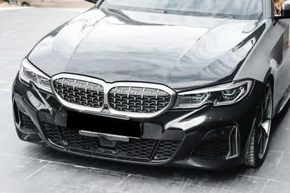 XVIP Front Bumper Kidney Grill Diamonds Style Grille For BMW 3-Series G20 G21 2019-2022 318i 320i 320d 330i 340i 340d M Sport