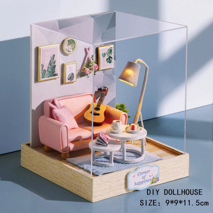 DIY 3D Doll House Handmade Funny Box Theatre Miniature Box Cute Dollhouses Assemble Kids Gift Toys