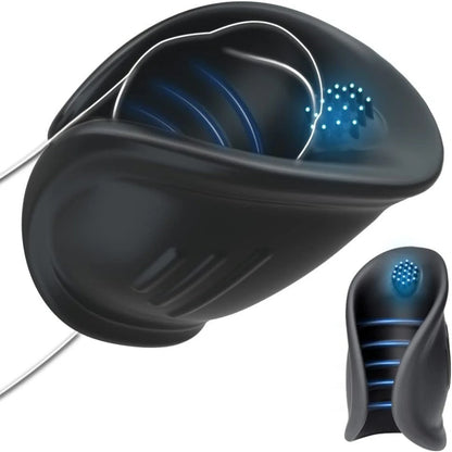 Penis Training Vibrator Glans Trainer Stimulator Male Masturbator with 10 Speed Vibrating Delay Endurance Sex Toys For Men Adult