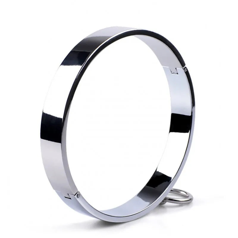 Metal Neck Ring Sex Collar Adult BDSM Slave Role Play Metal Collar For Men Sex Games Couple Sex Bondage Drop Shipping