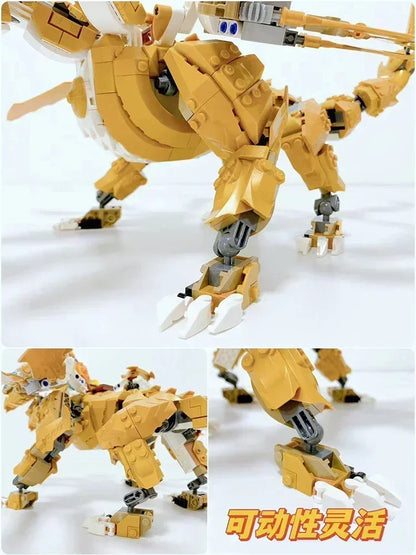 New Golden Dragon Bricks Golden Dragon Building Block Set Model Toys For Birthday Gift
