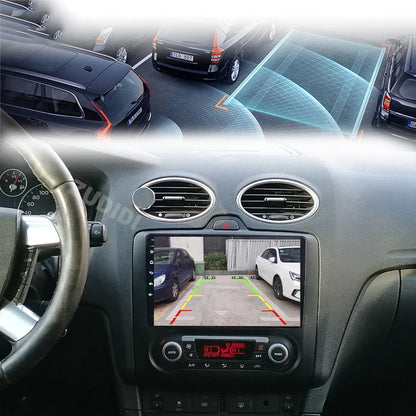For ford focus 2 Mk2 2004-2008 2009 2010 2011 Android Auto GPS 2din autoradio GPS 2din DVR Android 16 Car Radio 4G+WIFI Carplay