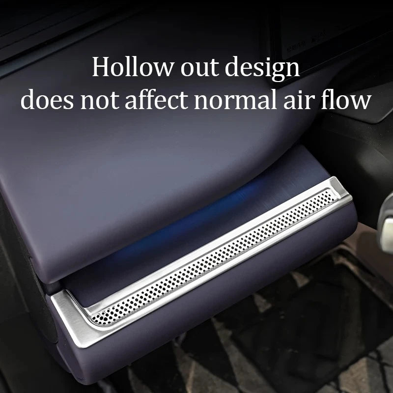 For Leapmotor C10 Car Front Center Console Grille Dust Cover Air Conditioning Vent Protective Durable Car Interior Accessories