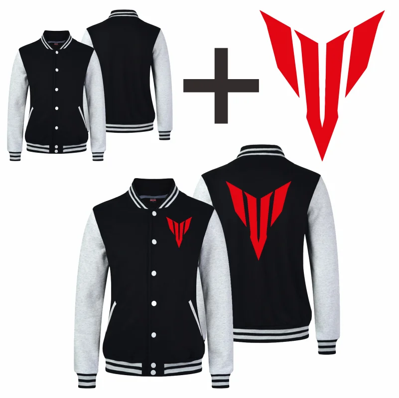 Winter Fashion Button-down Versatile Multi-color Street Style Baseball Jacket Custom Printing Company Logo Men's Bomber Jacket